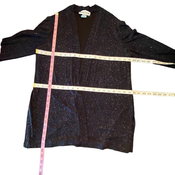 Vintage Ronni Nicole Glitter Sparkly Evening Jacket - Picture 7 of 8